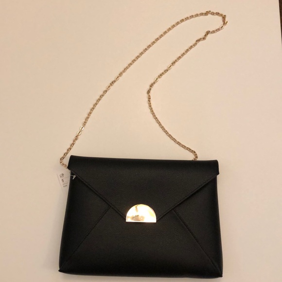 H&M Handbags - Black & Gold Crossbody Purse
